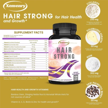 Vitamin Tăng Trưởng Tóc và Keratin Collagen - Dưỡng Tóc Da Móng, Giá 55.248₫ Giảm Đặc Biệt