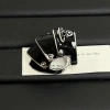Vivienne Westwood Armor Ring Bốn Phần Sao Thổ Nhiều Lớp Mở Vòng Nam Nữ Punk