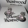 Vivienne Westwood Nana Bông Tai Quả Cầu Thủy Tinh Zircon Đính Hạt – Cao Cấp Nữ 224k 2