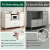 VNBEST Tủ bếp gỗ đa năng - Kệ lưu trữ hiện đại cho phòng khách và bếp, giảm giá 589.000₫ 3