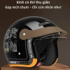 Vỏ ABS Chống Va Đập An Toàn Mũ Bảo Hiểm Retro Cổ Điển, Thiết Kế Thông Minh, Thoáng Khí 289k 3