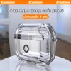 Vỏ AirPods 2/3/4/Pro trong suốt pha lê, 4 góc chống sốc, không ố vàng