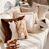 Vỏ Áo Gối Vuông Hoạ Tiết Thêu Ngựa Sang Trọng - Decor Nhà Cửa, Gối Sofa Phòng Khách 250k 8