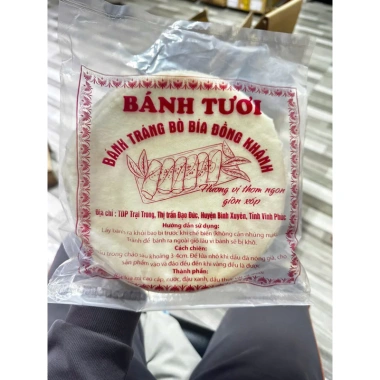 Vỏ bánh bò bía cuộn chả giò giòn xốp 100 lá - Túi 16‑18‑20cm, giảm giá 26.900đ 8