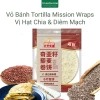 Vỏ Bánh Tortilla Mission Hạt Chia Diêm Mạch Mềm Giàu Dinh Dưỡng Ăn Healthy Không Ngán