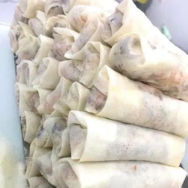 Vỏ bánh tráng bò bía đậu xanh 20cm 100 lá - mềm dẻo, thơm ngon, dùng để cuốn nem, chả giò, bò bía - giảm giá 42.000đ 6