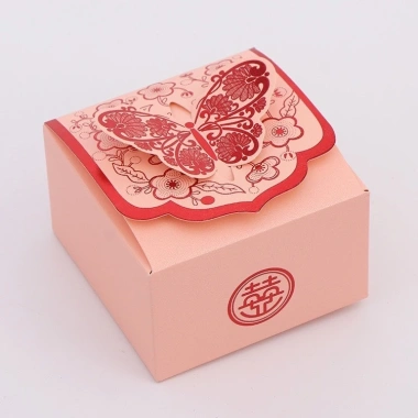 Vỏ bánh tráp cưới hỏi 3D cánh bướm, đựng bánh cốm, xu xuê, mứt kẹo - 3.000 VND