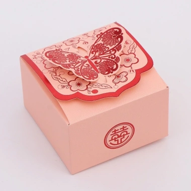Vỏ bánh tráp cưới hỏi 3D cánh bướm, đựng bánh cốm, xu xuê, mứt kẹo, hạt sen - Chỉ 3.000đ 6