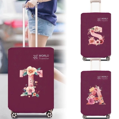 Vỏ bao vali dễ mang theo nâu vải không dệt 20-30 inch chống nước, chống bụi, phù hợp du lịch công tác - 25.001 VND