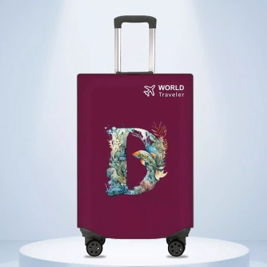 Vỏ bao vali nâu 20-30 inch vải không dệt, chống nước, chống bụi, dễ mang, du lịch công tác - 25.001đ