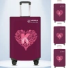 Vỏ bao vali nâu vải không dệt 20-30 inch - Dễ mang, chống nước, chống bụi, phù hợp du lịch công tác - Giá 25.001 VNĐ