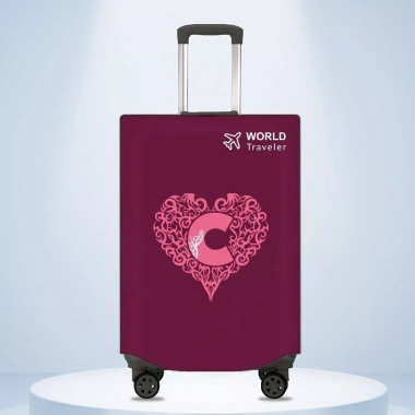 Vỏ bao vali nâu vải không dệt 20-30 inch - Dễ mang, chống nước, chống bụi, phù hợp du lịch công tác - Giá 25.001 VNĐ