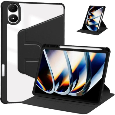 Vỏ bảo vệ acrylic cứng 720 độ xoay cho Infinix Xpad 11/20 11 inch - khe cắm bút, tương thích 2.024-2.025 9