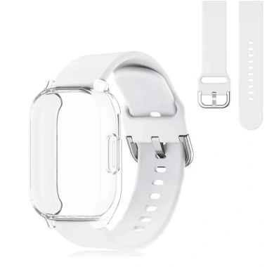 Vỏ bảo vệ Cover TPU Soft Shell + Dây đeo silicon thoáng khí cho Xiaomi Redmi Watch 5 Active và 5 Lite - Giá 76.055 VND