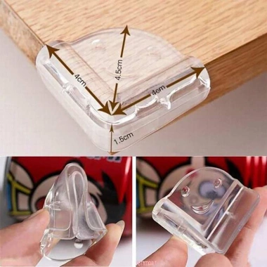 Vỏ Bảo Vệ Góc PVC Trong Suốt NAMSHEVA - Bảo Vệ Trẻ Em, Chống Va Chạm, Bền Đẹp, Giá 28.600 VND 2