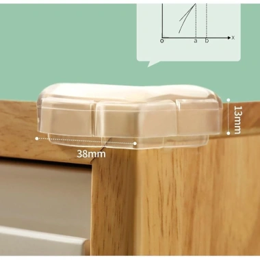 Vỏ Bảo Vệ Góc PVC Trong Suốt NAMSHEVA - Bảo Vệ Trẻ Em, Chống Va Chạm, Bền Đẹp, Giá 28.600 VND 8