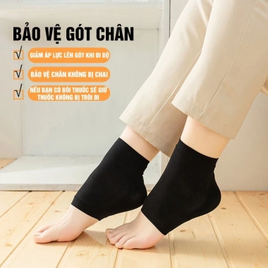 Vớ bảo vệ gót chân ngừa chai sần nứt nẻ cho nam nữ RQN2.478 - Giá chỉ 24.960 VND