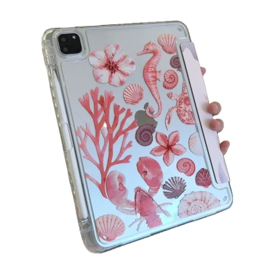 Vỏ bảo vệ iPad Air 11 inch Acrylic Pro, khe cắm bút, phù hợp iPad 10 10.2 5 Vỏ bảo vệ iPad Air 11 inch Acrylic Pro, khe cắm bút, phù hợp iPad 10 10.2 5
