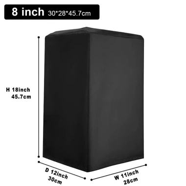 Vỏ bảo vệ loa polyester 210D chống thấm nước, UV, bụi - màu đen 10