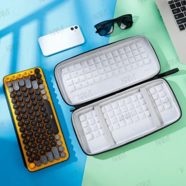 Vỏ bảo vệ Logitech POP KEYS – Hộp du lịch chống nước, chất liệu cứng, túi lưu trữ, bảo vệ bụi cho bàn phím Bluetooth – 331.100₫