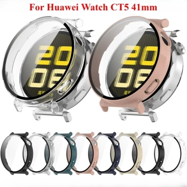 Vỏ bảo vệ PC cứng và Kính cho Huawei Watch GT5 46/41mm & GT5 Pro 46/42mm, bảo hiểm toàn diện 3