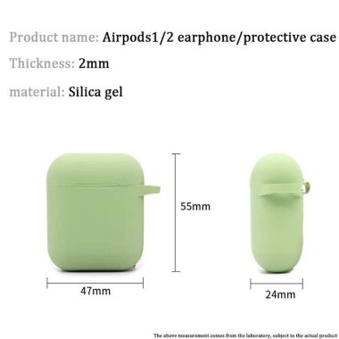 Vỏ bảo vệ silicone mềm cho AirPods Pro/3/2/1 - Giá chỉ 33.940 VND, giảm 7.467 VND