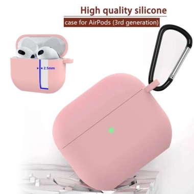 Vỏ bảo vệ silicone mềm cho AirPods Pro/3/2/1 - Giá chỉ 33.940 VND, giảm 7.467 VND