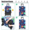 Vỏ bảo vệ vali YD co giãn, che bụi, phù hợp cho xe đẩy - Giá chỉ 183.555 VND 3