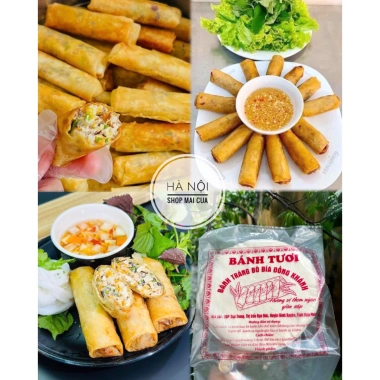 Vỏ bò bía cao cấp thơm ngon - Cuốn nem, trả giò đầy đủ - Giá ưu đãi 39.900 VND