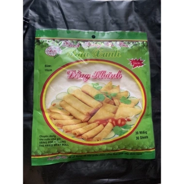 Vỏ bò Bía Đậu Xanh Đồng Khánh 5 gói 16g/30 lá - Giảm còn 40.000đ
