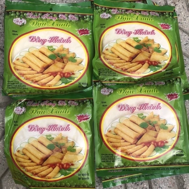 Vỏ bò Bía Đậu Xanh Đồng Khánh 5 gói 16g/30 lá - Giảm còn 40.000đ