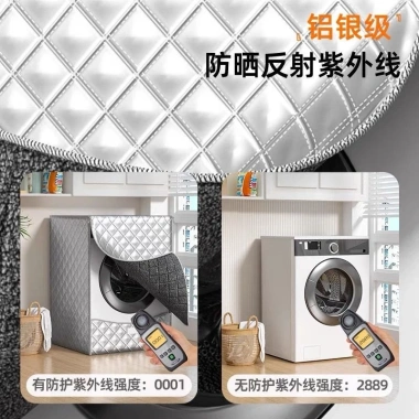 Vỏ bọc cách nhiệt chống nước cho máy giặt tròn, bảo vệ lông cừu dày, chống bụi tự động – chỉ 270.000đ 6
