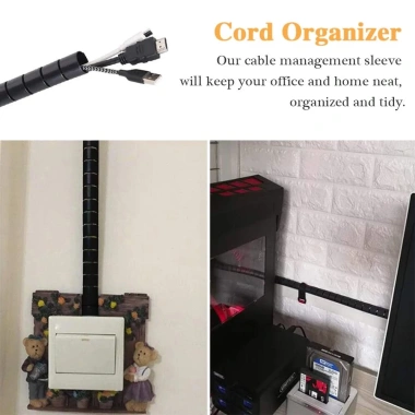 Vỏ Bọc Dây Cáp và Túi Đựng, Sắp Xếp Gọn Gàng Cho TV, Máy Tính - Giá Ưu Đãi 40.260đ