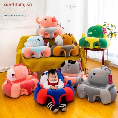 Vỏ Bọc Ghế Bông Xo94itomj Hỗ Trợ Bé Tập Ngồi Hình Động Vật Giá Ưu Đãi 198.936 VND