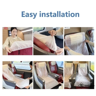 Vỏ bọc ghế dùng một lần cho tàu tốc độ cao & máy bay – Chống bụi, du lịch 31.644 VND