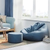 Vỏ bọc ghế lười hạt đậu không độn - Ghế ngồi phòng khách cho gia đình, dễ lau sạch, tiện lợi, giảm giá 19% chỉ 123.120 VND 8