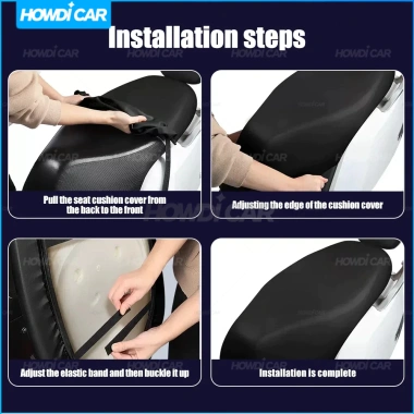 Vỏ bọc ghế xe máy thoáng khí, đệm chống trượt bảo vệ, độ bền cao, dễ lắp đặt, phù hợp mọi dòng xe tay ga, phong cách hiện đại, giá chỉ 72.160 VND