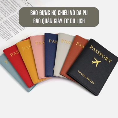 Vỏ bọc hộ chiếu giá rẻ, bảo vệ an toàn, chất liệu bền, thiết kế sang trọng - chỉ 41.000₫