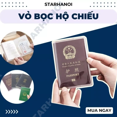 Vỏ bọc hộ chiếu PVC F222SP1 - Bảo vệ chắc chắn, thiết kế sang trọng, chỉ 4.000₫