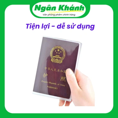 Vỏ Bọc Hộ Chiếu PVC Trong Suốt Chống Trầy Xước - Giá 8.000 VNĐ - Vppngankhanh