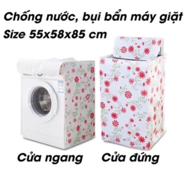 Vỏ bọc máy giặt chống thấm nước - Áo trùm máy giặt cửa ngang và đứng, 33.999 VND