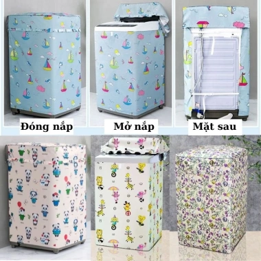 Vỏ bọc máy giặt lồng đứng cửa trên 7-12kg áo trùm vải chống mưa nắng giảm giá 179k 9 Vỏ bọc máy giặt lồng đứng cửa trên 7-12kg áo trùm vải chống mưa nắng giảm giá 179k 9