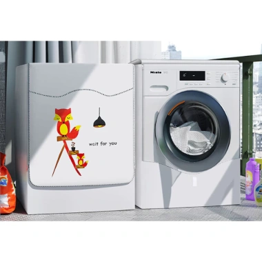Vỏ Bọc Máy Giặt & Máy Sấy Quần Áo Cửa Ngang Cao Cấp – Bảo Vệ 100%, Dễ Lắp, Chất Liệu Bền, Giá 150k 9