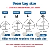 Vỏ bọc Túi Đậu Flannel Đậu Sofa S-M-L-XL - Phòng ngủ sành điệu, DIY lười, giảm 20% 2