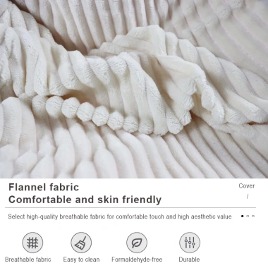 Vỏ bọc Túi Đậu Flannel Đậu Sofa S-M-L-XL - Phòng ngủ sành điệu, DIY lười, giảm 20%