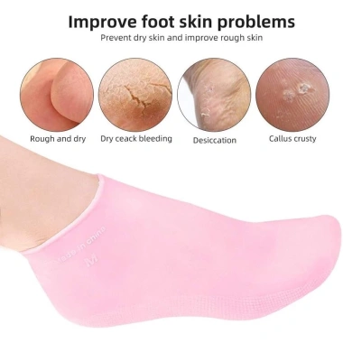 Vớ chăm sóc chân 2 đôi Gel dưỡng da Spa tẩy da chết ngừa khô nứt 28.500đ 4