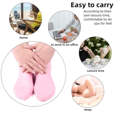 Vớ chăm sóc chân 2 đôi Gel dưỡng da Spa tẩy da chết ngừa khô nứt 28.500đ 5