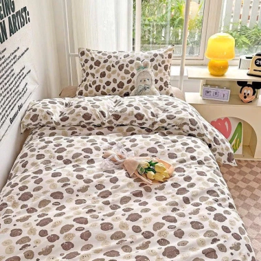 Vỏ Chăn Cotton Đũi Nhập Khẩu 2m2x2m - Mềm Mịn, Thoáng Khí, Phù Hợp Mùa Hè & Đông, 99.000 VND