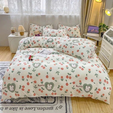 Vỏ Chăn Cotton Đũi Nhập Khẩu 2m2x2m - Mềm Mịn, Thoáng Khí, Phù Hợp Mùa Hè & Đông, 99.000 VND