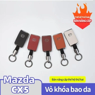 Vỏ chìa khóa da Mazda 3, CX5 2.018-2.025, CX30 – Thay thế sang trọng, 217.799₫